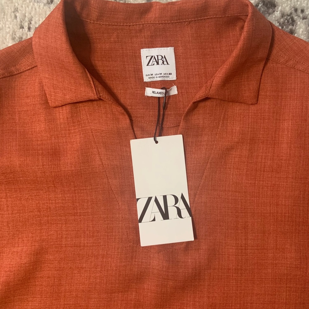 ZARA Men’s MEDIUM COLLAR SHIRT